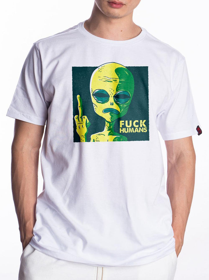 Camiseta Alien Foda-Se Humanos - Cápsula Shop