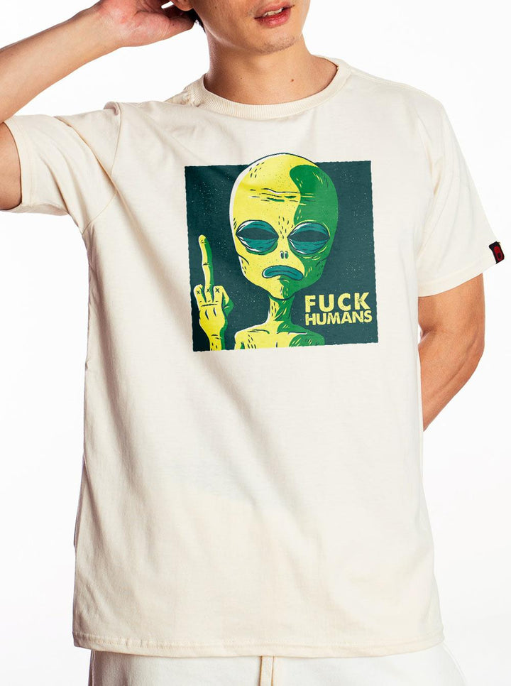 Camiseta Alien Foda-Se Humanos - Cápsula Shop