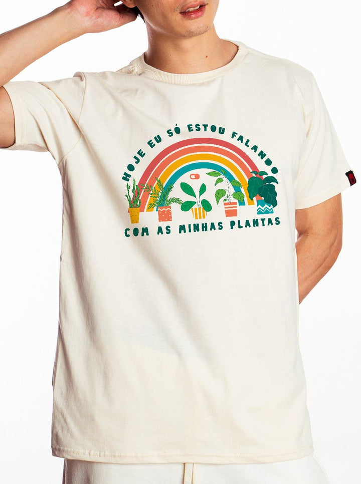 Camiseta Falando com as Plantas - Cápsula Shop