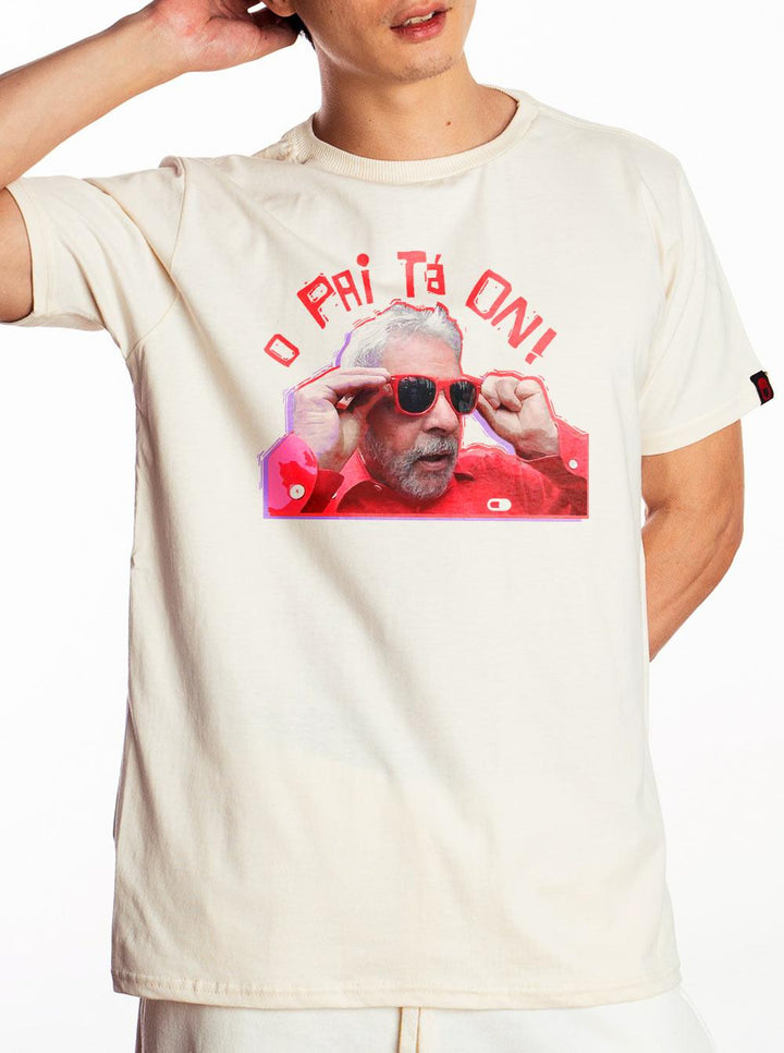 Camiseta Lula O Pai Tá On - Cápsula Shop