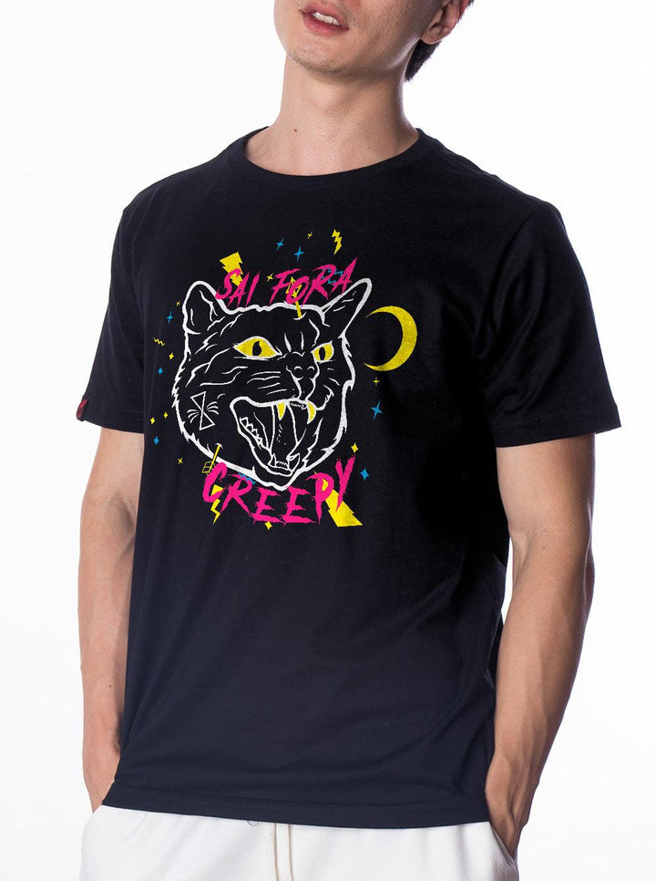 Camiseta Sai Fora Creepy - Cápsula Shop