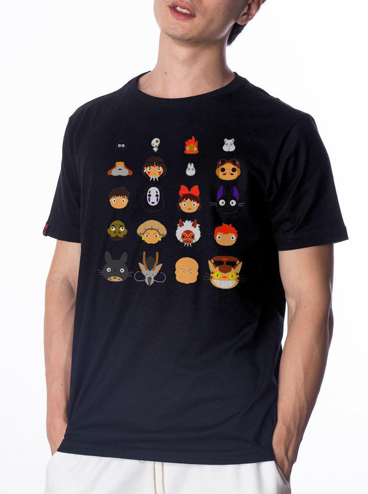 Camiseta Studio Ghibli Personagens - Cápsula Shop
