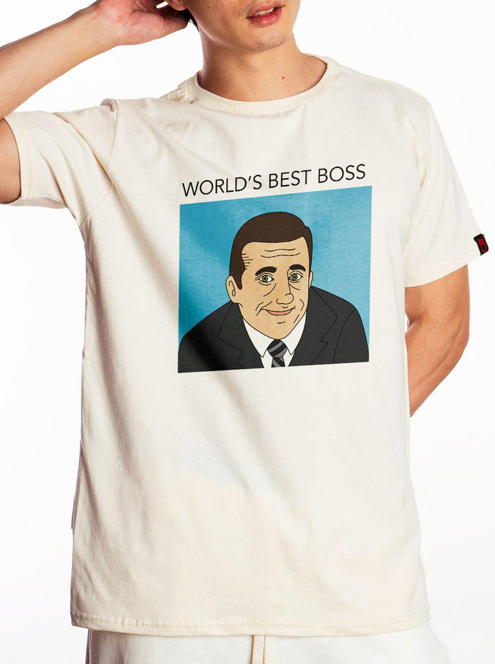 Camiseta The Office Michael Best Boss Joga Pedra na Geni - Cápsula Shop