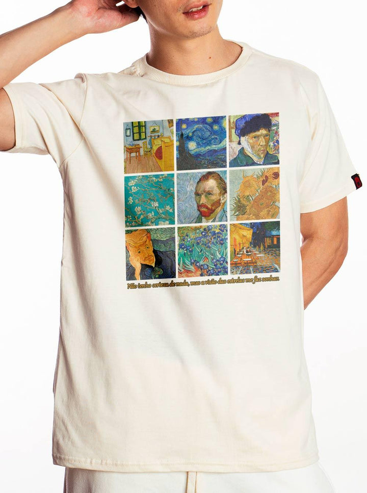 Camiseta Van Gogh Obras - Cápsula Shop