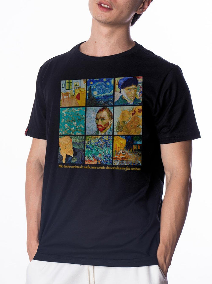 Camiseta Van Gogh Obras - Cápsula Shop