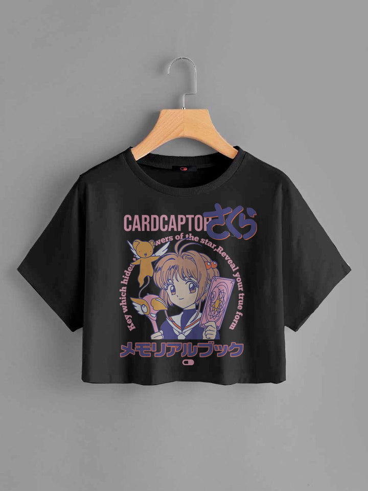 Cropped Sakura Cardcaptor Magia - Cápsula Shop