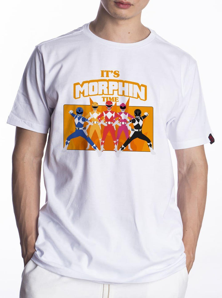 Camiseta Power Ranger Hora de Morfar Rebobina - Cápsula Shop