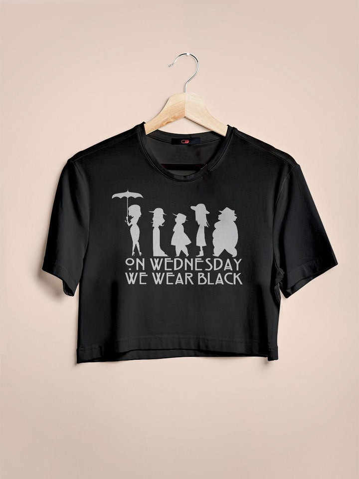 Cropped American Horror Story Coven Wednesday - Cápsula Shop
