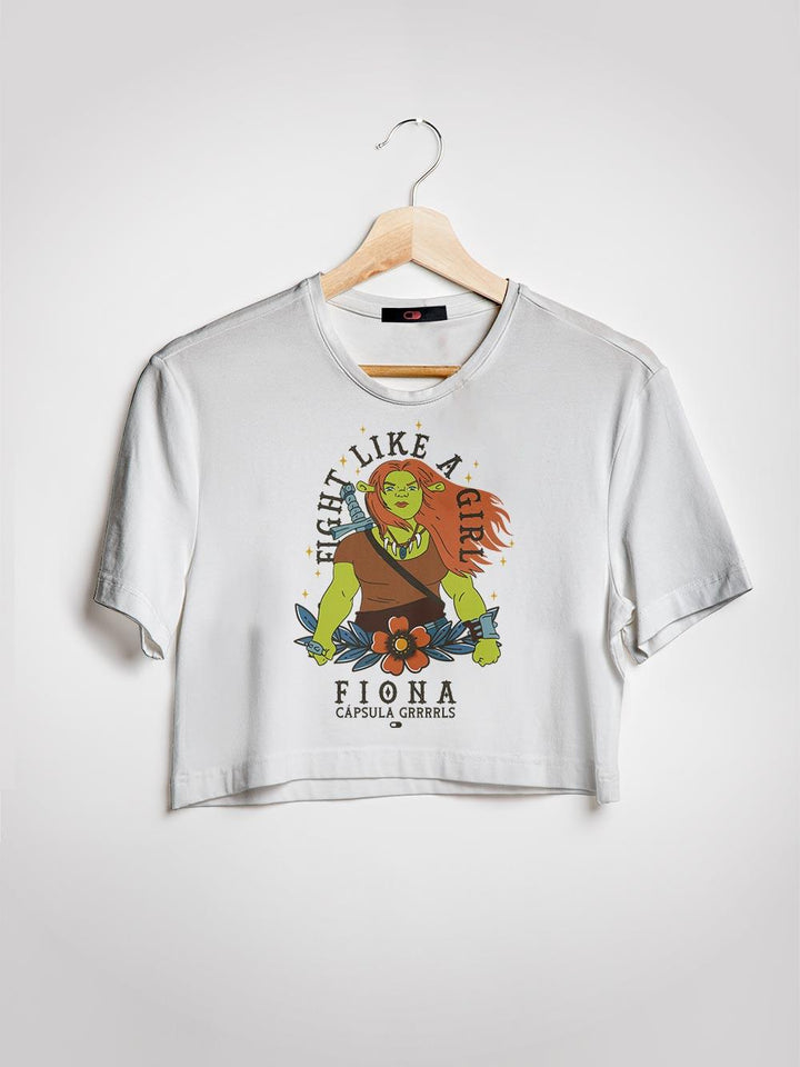 Camiseta Cropped Fight Like a Girl Fiona - Cápsula Shop