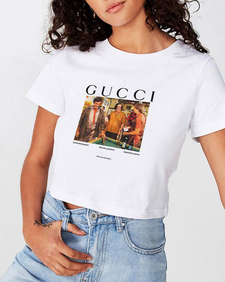 Cropped Gucci A Grande Família - Cápsula Shop
