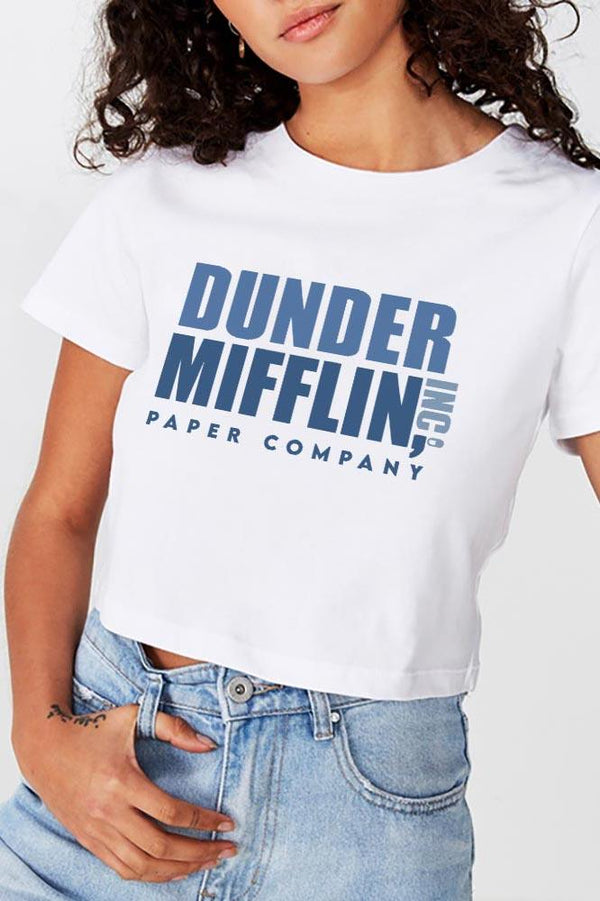 Cropped The Office Dunder Mifflin - Cápsula Shop