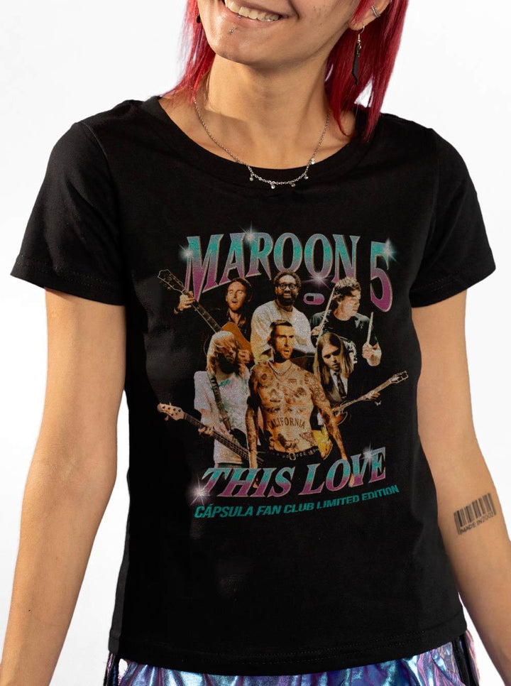 Baby Look Maroon 5 Fan Club - Cápsula Shop