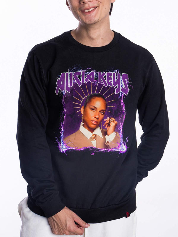 Blusa de Moletom Alicia Keys RockStar Diva - Cápsula Shop