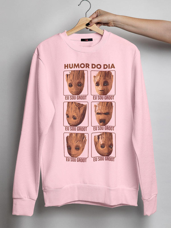 Blusa de Moletom Groot Humor Do Dia - Cápsula Shop
