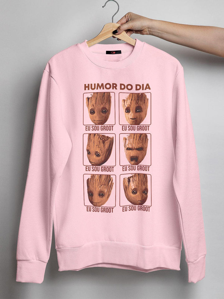 Blusa de Moletom Groot Humor Do Dia - Cápsula Shop