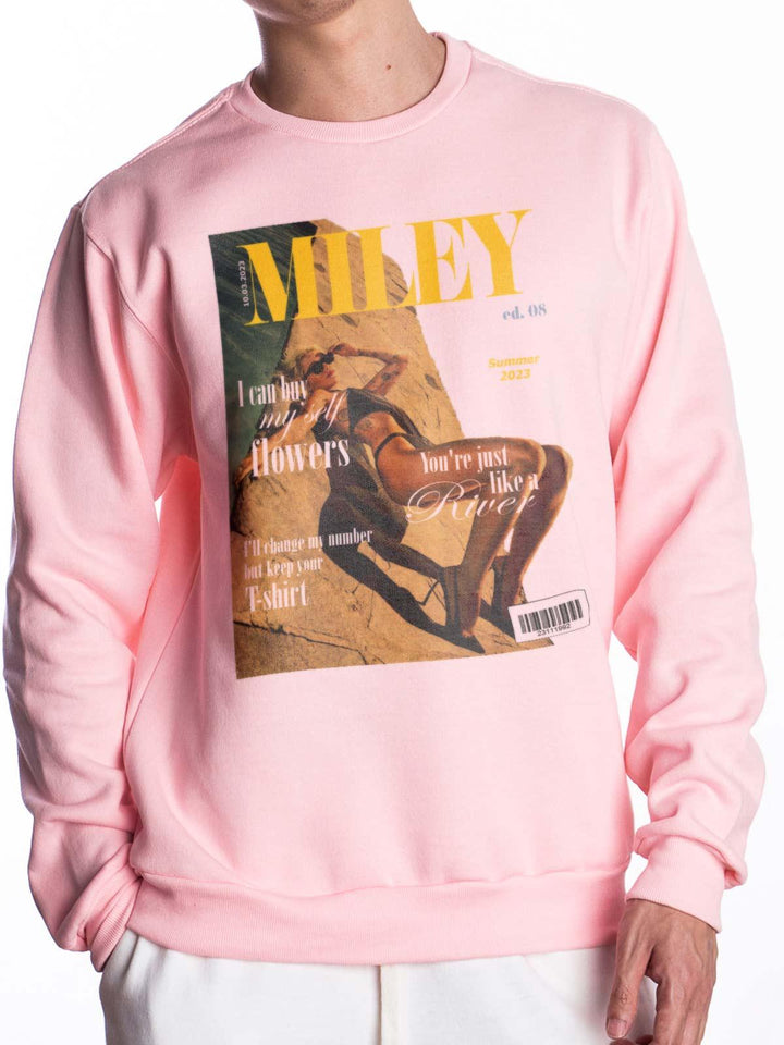 Blusa de Moletom Miley Cyrus Magazine DoisL - Cápsula Shop