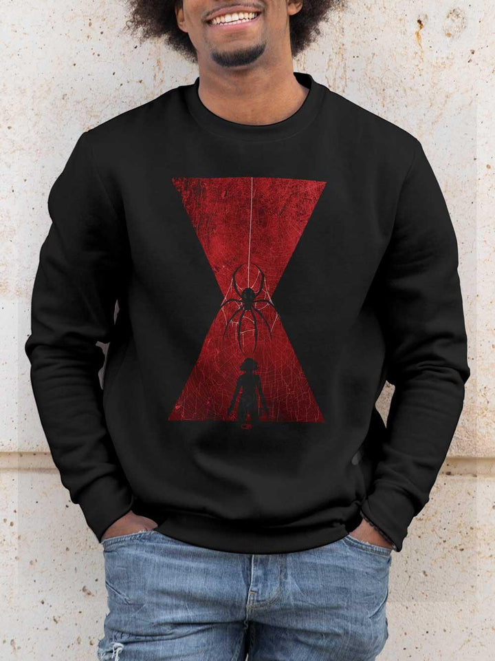 Blusa de moletom Viuva Negra Logo - Cápsula Shop
