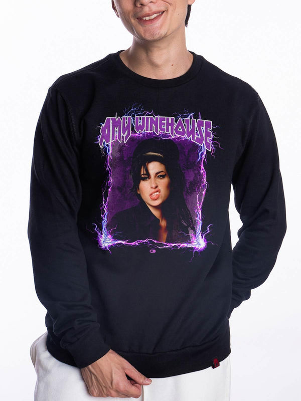 Blusa de Moletom Amy Winehouse RockStar Diva - Cápsula Shop