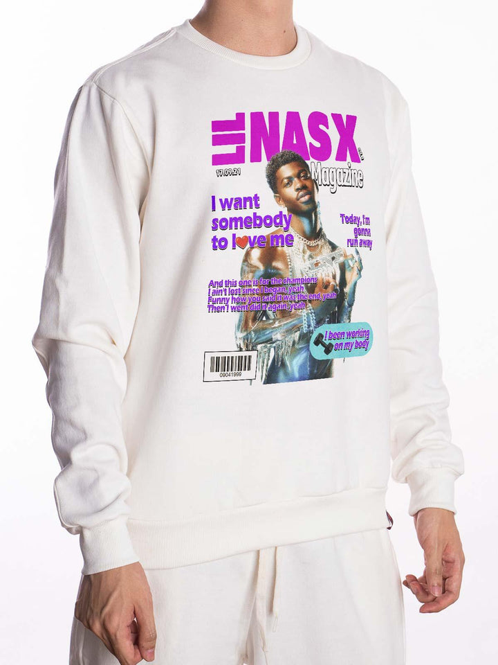 Blusa de Moletom Lil Nas X Magazine DoisL - Cápsula Shop