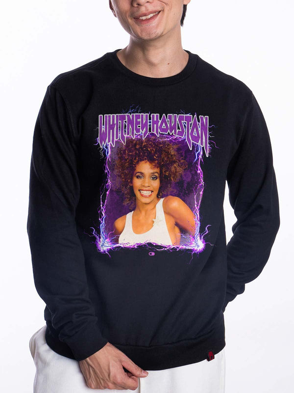 Blusa de Moletom Whitney Houston RockStar Diva - Cápsula Shop