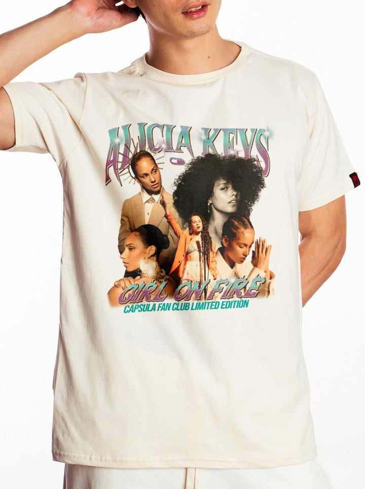 Camiseta Alicia Keys Fan Club - Cápsula Shop