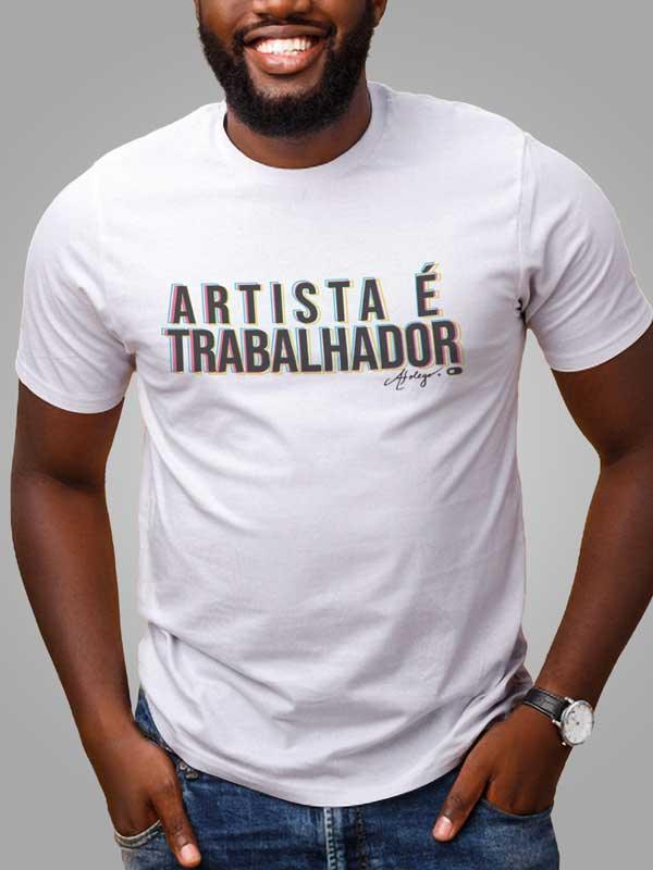 Camiseta Artista Trabalhador AFolego - Cápsula Shop