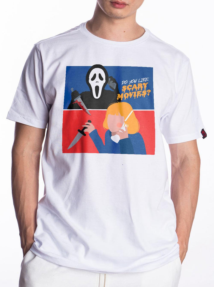 Camiseta Scary Movies Pânico Rebobina - Cápsula Shop