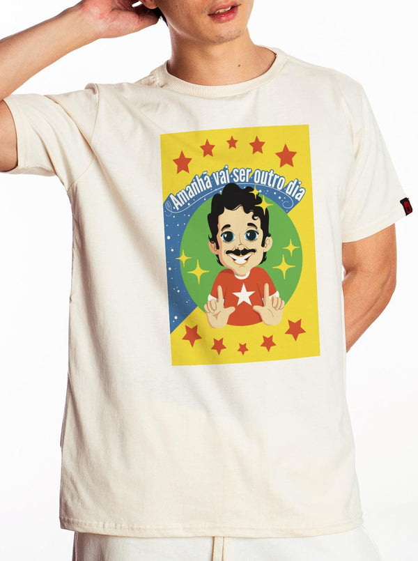 Camiseta Chico Buarque Lula Presidente Joga Pedra na Geni - Cápsula Shop