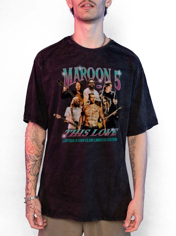 Camiseta Estonada Maroon 5 Fan Club - Cápsula Shop