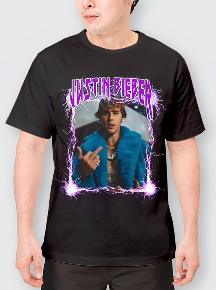 Camiseta Justin Bieber RockStar Diva - Cápsula Shop