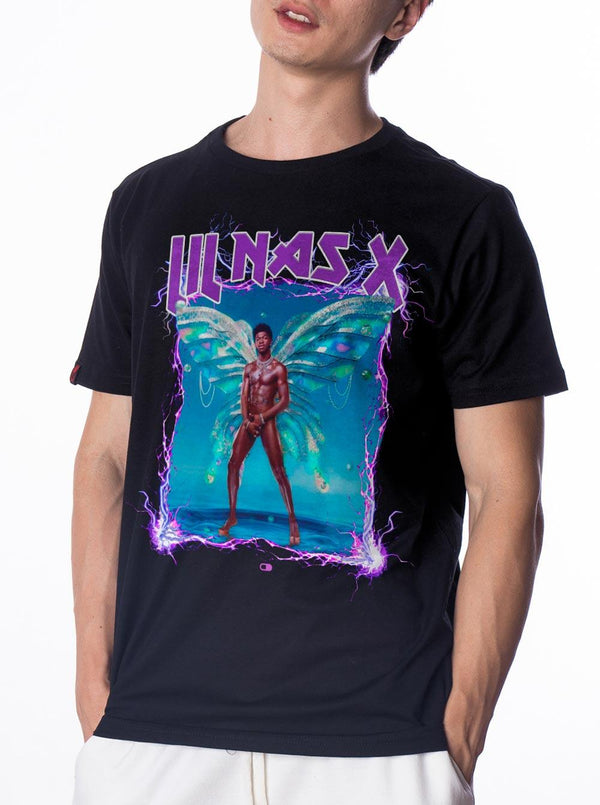 Camiseta Lil Nas X Butterfly Rockstar Diva - Cápsula Shop