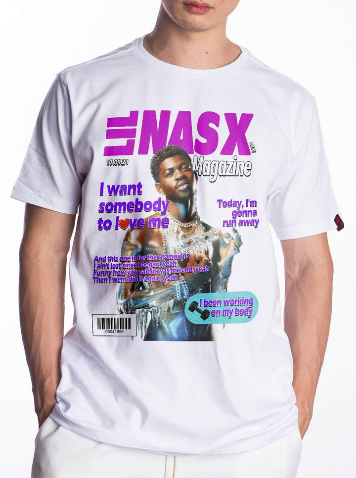 Camiseta Lil Nas X Magazine DoisL - Cápsula Shop