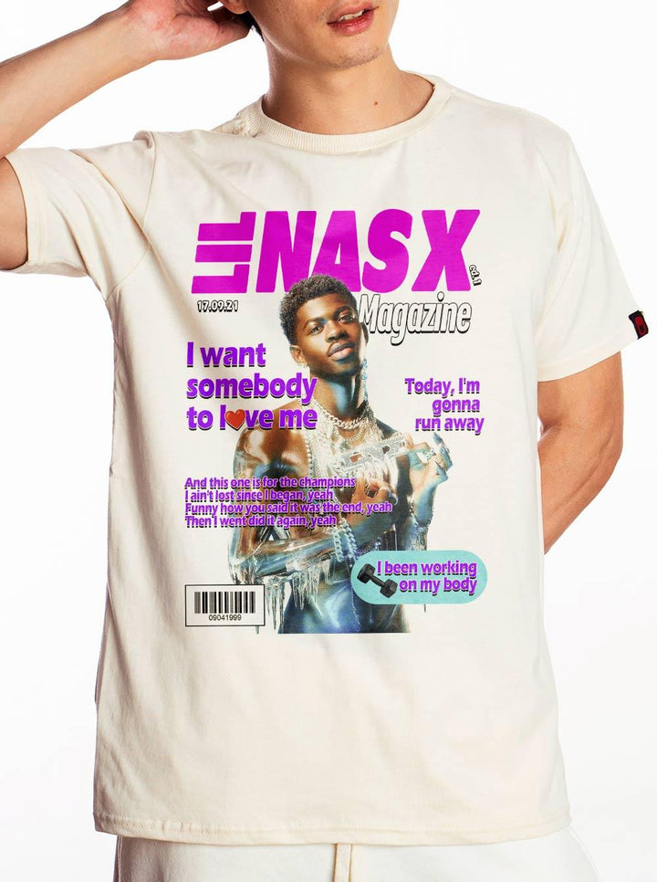 Camiseta Lil Nas X Magazine DoisL - Cápsula Shop