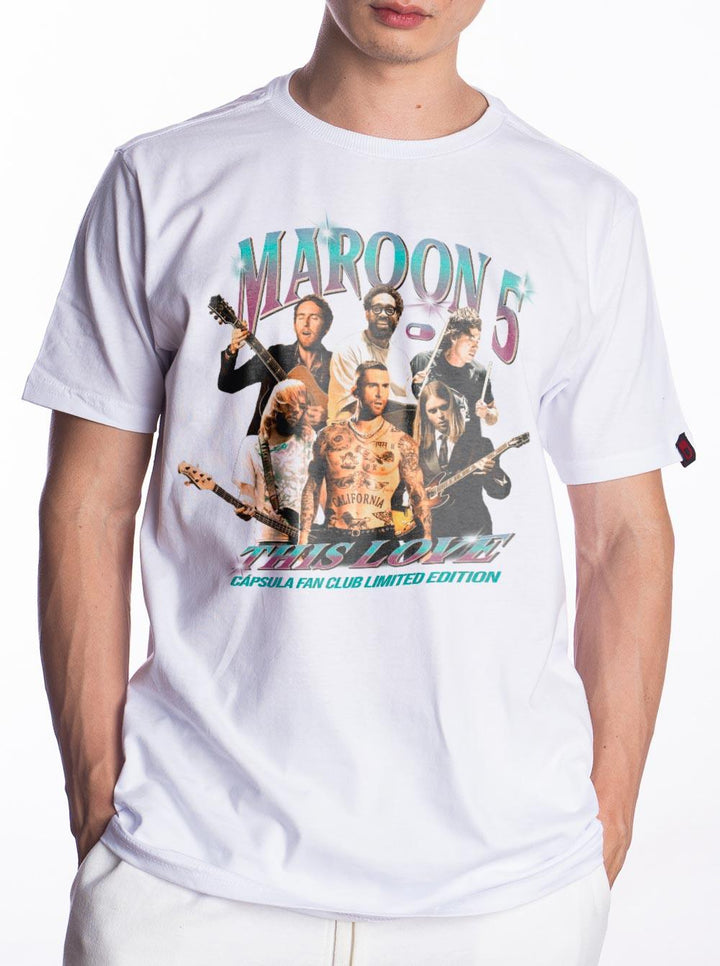 Camiseta Maroon 5 Fan Club - Cápsula Shop