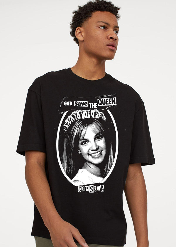 Camiseta Britney God Save The Queen Diva - Cápsula Shop