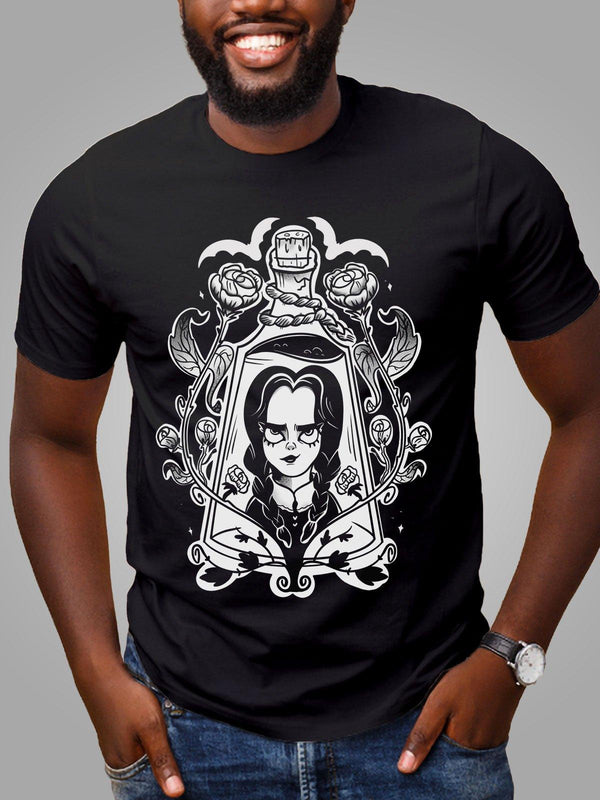 Camiseta Wandinha Addams Art Of Debs - Cápsula Shop