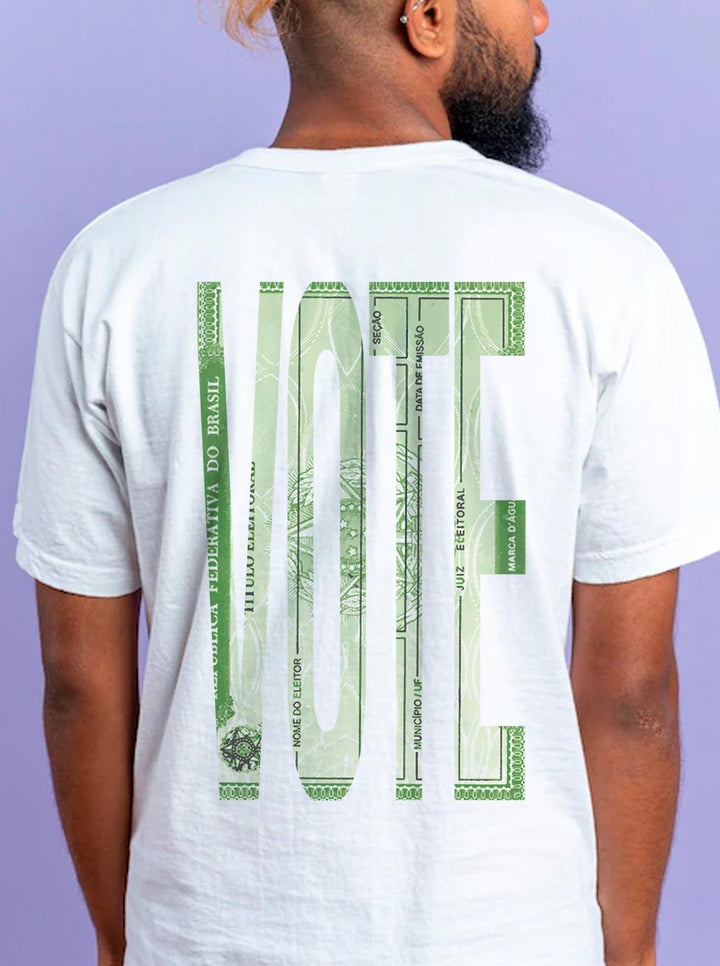Camiseta Vote Urna Desenho - Cápsula Shop
