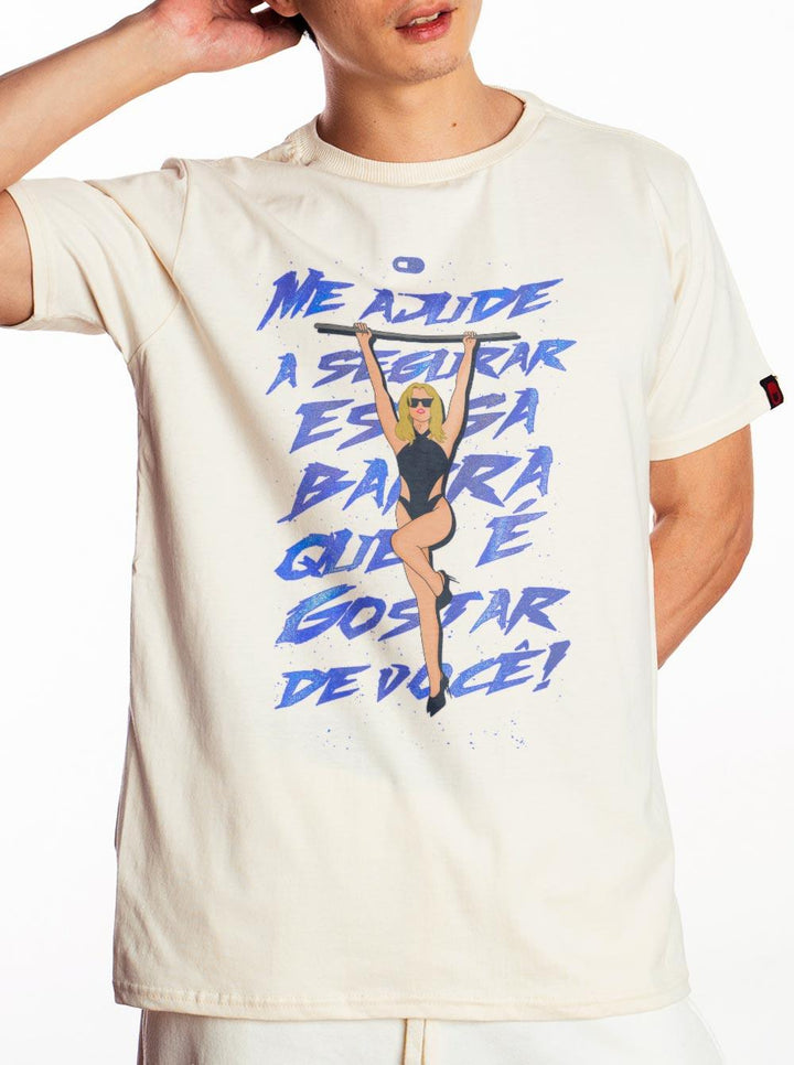Camiseta Miley Cyrus Segurar Essa Barra - Cápsula Shop