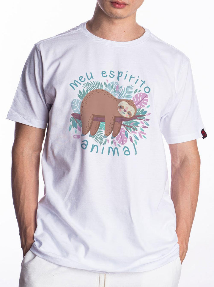 Camiseta Preguiça Espírito Animal - Cápsula Shop