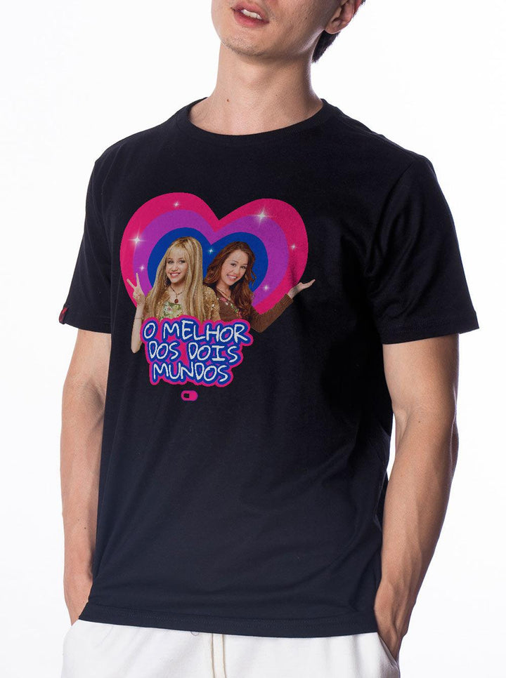 Camiseta O Melhor Dos Dois Mundos Hannah Montana - Cápsula Shop