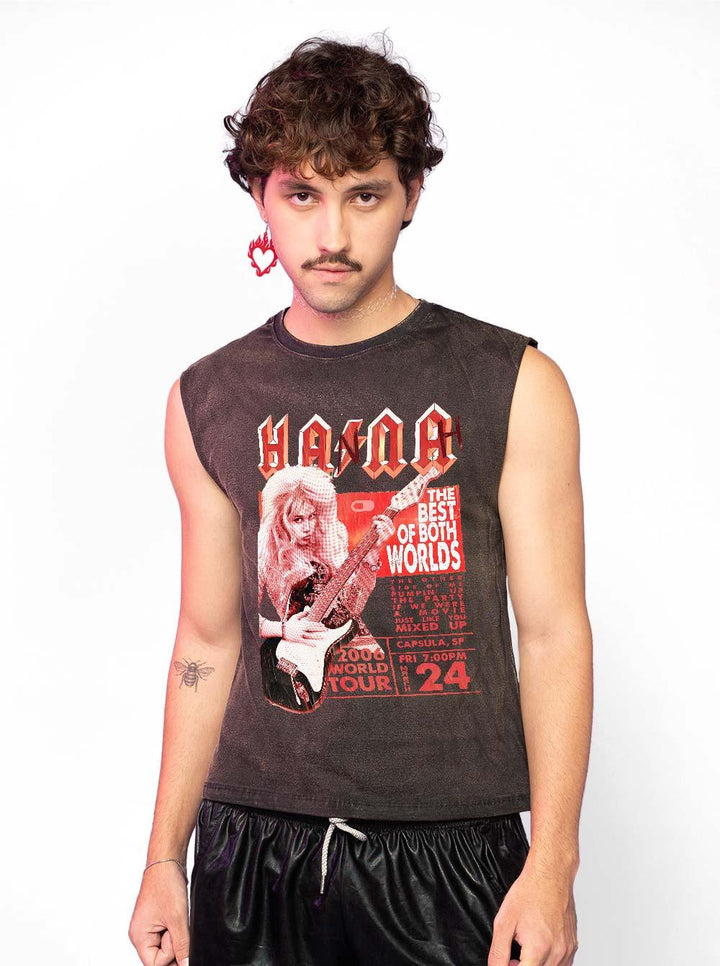 Regata Estonada Hannah Montana Rock Poster - Cápsula Shop