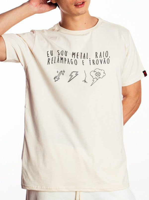 Camiseta Renato Russo Eu Sou Metal Joga Pedra Na Geni - Cápsula Shop