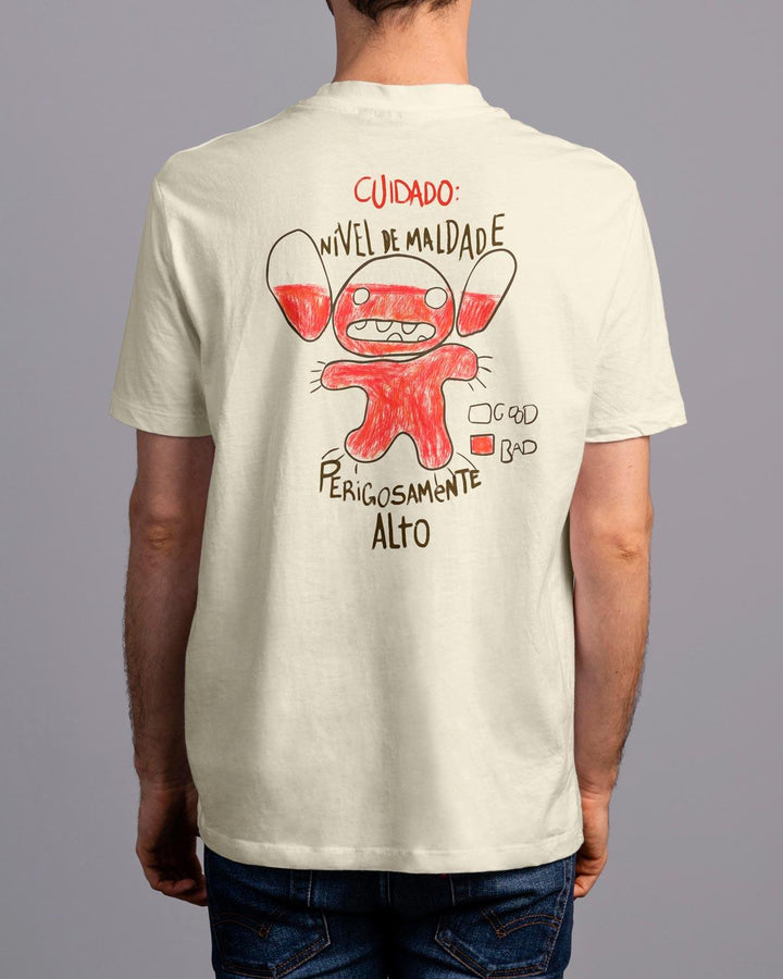 Camiseta Stitch Nível de Maldade - Cápsula Shop