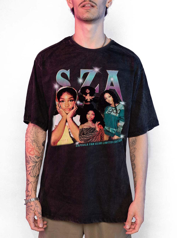 Camiseta Estonada SZA Fan Club - Cápsula Shop