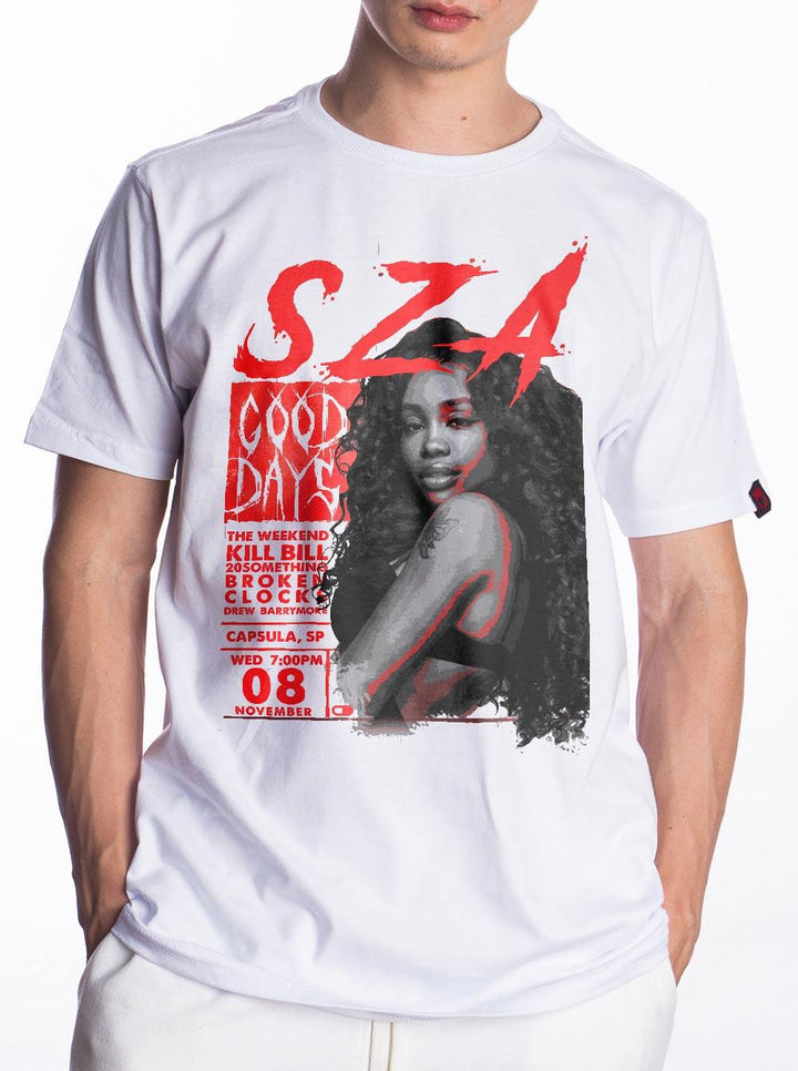 Camiseta SZA Rock Poster - Cápsula Shop
