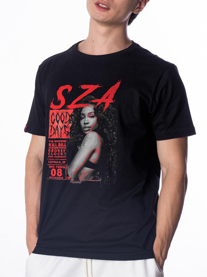 Camiseta SZA Rock Poster - Cápsula Shop