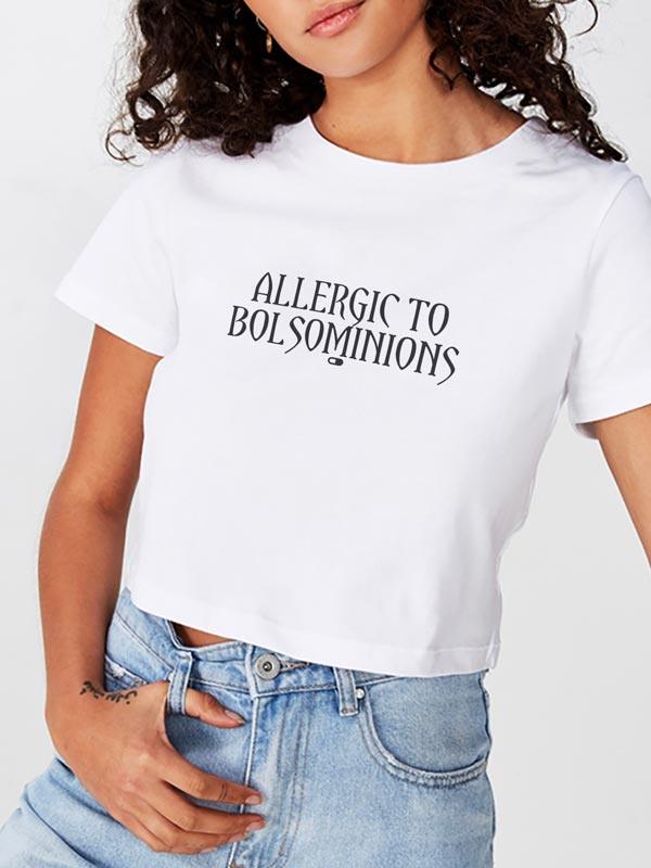 Cropped Allergic to Bolsominions - Cápsula Shop