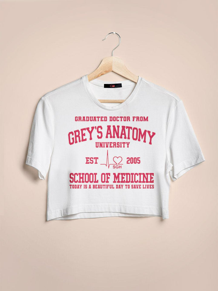 Cropped Grey's Anatomy Academy - Cápsula Shop