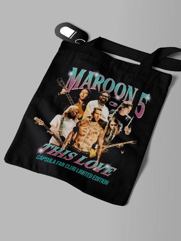 Ecobag Preta Maroon 5 Fan Club - Cápsula Shop