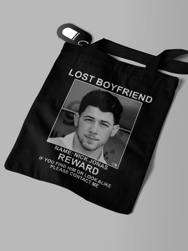 Ecobag Preta Nick Jonas Lost Boyfriend